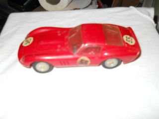 Vintage Revell Ferrari 250 Slot Car With Motor 1/32 1964 Parts Or Restore 1