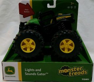 John Deere Monster Treads Tomy Lights And Sounds Green Gator Ages 3,  2018