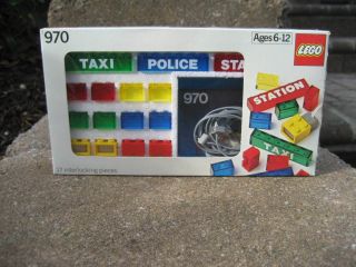 Vintage 1980 Lego Lighting Bricks Set 970.  W/ Box And Instructions
