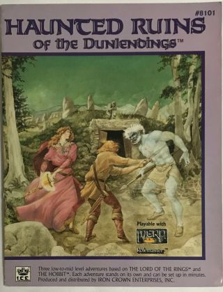 Ice Middle Earth Role Playing Merp Module 8101 Haunted Ruins Of The Dunlendings