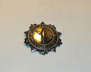 1952 Tom Corbett Space Cadet Badge / Pinback Metal 1 7/8 " Diameter