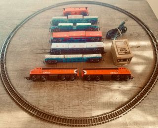 Triang / Hornby Cp Ho/oo Freight Set And Transformer.