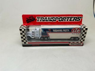 Matchbox - Star Transporters - Richard Petty Stp Race Team - Semi - 1989 -
