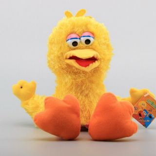 3PC Sesame Street Elmo Cookie Monster Big Bird Soft Furry Plush Stuffed Toy Doll 2