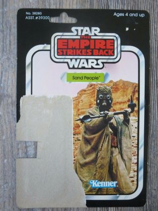 Sand Person 41 Back Esb Vintage Cardback Full Card Star Wars