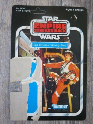 Luke X - Wing Pilot 41 Back Esb Vintage Cardback Full Card Star Wars