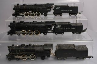 American Flyer S Postwar Steam Locomotive W/ Tenders: 282 300 [3]