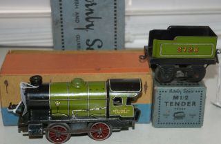 Hornby O Gauge Type M1 Loco And Tender Green Livery Boxed
