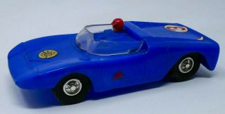 Vintage Eldon 1/32 Scale Ford Gt Roadster Slot Car Blue Needs Guide