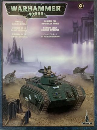 Warhammer 40k Imperial Guard/ Astra Militarum Chimera In Opened Box