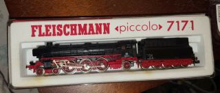 Fleischmann Piccolo 7171 Steam Engine & Tender N Scale 012 - 018 - 6 Nos