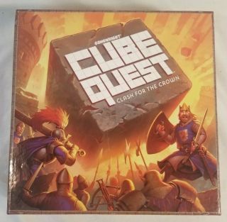 Cube Quest Clash For The Crown Board Game By Gamewright 2014 Missing One Piece
