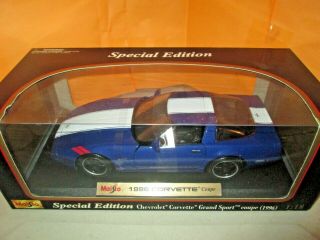 Maisto Special Ed 1996 Chevrolet Corvette Grand Sport Coupe 1:18 Diecast