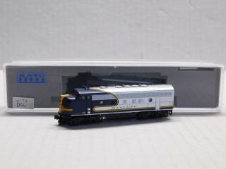 N Scale - Kato - At&sf Bluebonnet F7a Diesel Locomotive Train W/ Dcc 176 - 2126