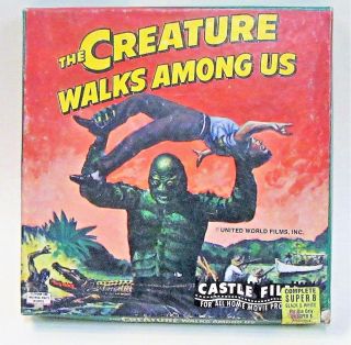 The Creature Walks Among Us Castle 1030 B&w 8mm Boxed Film