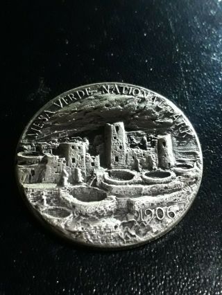1872 - 1972 Silver Medallic Art Co.  National Parks Centennial Medal