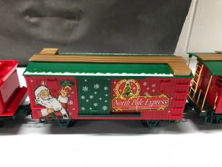 North Pole Express Santa Christmas Train Box Car Scientific Toys G Scale Eztec