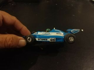 Polistil Evoultion 1/32 Scale Slot Car Blue Lotus F1 Indy 500 Wheelie Chassis