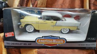 Ertl American Muscle 1955 Chevrolet Bel Air Die Cast 1:18 Scale Collectors
