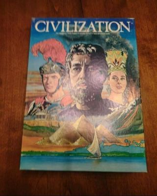 " Civilization " 1982 By Avalon Hill (complete)