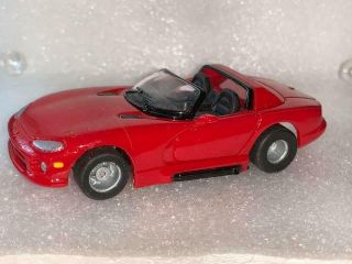 Tyco Red Convertible Viper Slot Car