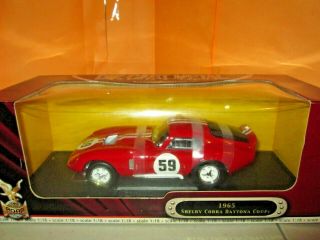 Road Signature 1965 Shelby Cobra Daytona Coupe 59 1:18 Diecast