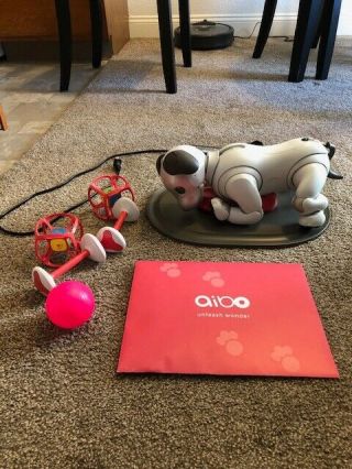 Sony Aibo Ers - 1000 Entertainment Robot Dog - Ivory White,  First Litter Edition