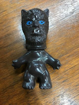 1960s Vintage Monster Men Wolfman Wolf Man Nik Troll Figure Toy