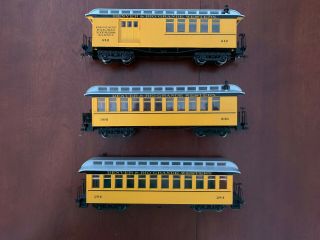 On3/on30 D&rgw Passenger/mail Cars - 3 Total