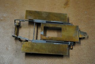 1/24TH BRASS CHASSIS 4 INCH WHEEL BASE OLD STOCK 2
