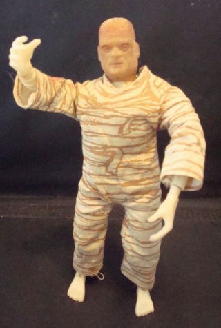 1979 Remco " The Mummy " Universal Monsters 9 " Action Figure Glow In The Dark