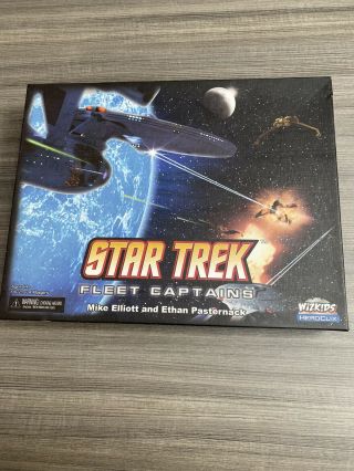 Star Trek Fleet Captains Board Game Wizkids Heroclix Neca (never Played)