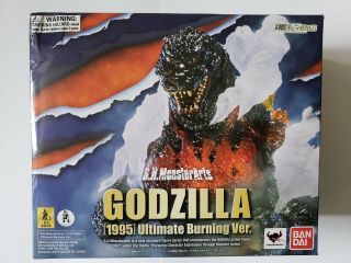S.  H.  Monster Arts Godzilla 1995 Ultimate Burning Ver.  Figure Bandai Japan Xplus