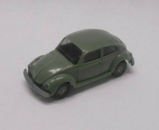 Wiking Germany Ho 1:87 Scale Volkswagen Vw 1300 Beetle Green With Driver
