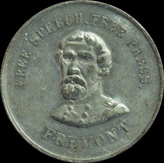 Usa - Presidential Campaign (1864) Fremont And Cochrane Medal.  Dewitt - Jf - 1864 - 1