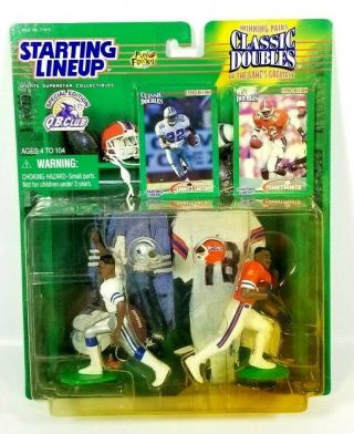Starting Lineup Emmitt Smith Classic Doubles 1998 Action Figures Cowboys Gators