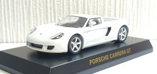 1/64 Kyosho Porsche Carrera Gt White Diecast Car Model