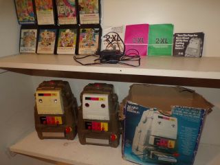 Vintage 1978 Type 2 Mego Toy 2 - Xl Talking Robot W/8 8 Track Tapes Booklets Card