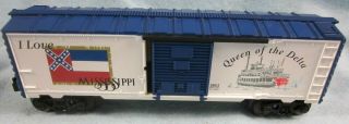 Lionel O Scale Queen Of The Delta,  I Love Mississippi Box Car 29913