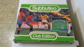 Subbuteo Table Soccer Club Edition Complete 1981 Set
