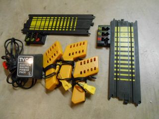Vintage Tyco Slot Car Terminal Tracks Controllers & Power Pack