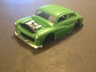 Auto World Xtraction 46 Ford Green,  O To Ho Slot Car Body Afx Hot Rod