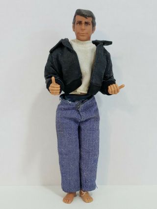 Vintage Mego 1976 Happy Days 8 " Poseable Fonzie The Fonz Action Figure Doll