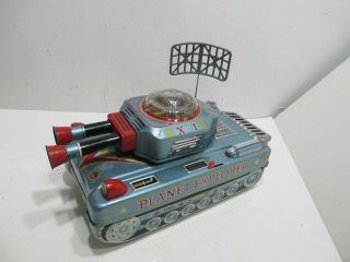 Planet Explorer Space Tank Battery Op Cond Great 13 " Long