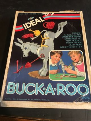 Buck - A - Roo Game 1981 Ideal Edition Box 100 Complete