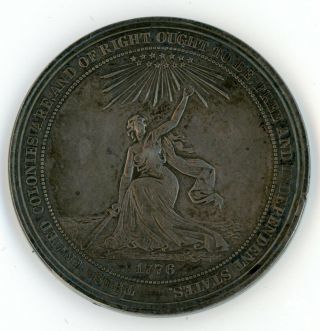 1876 United States Centennial Exposition So - Called Dollar Silver Medal