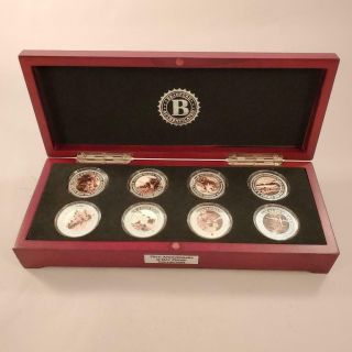 Bradford Exchange 75th Anniversary D Day Proof Set 8 Coins & Box