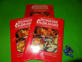 Tsr 1983 Version Red Box Dungeons & Dragons Basic Rules Set 1