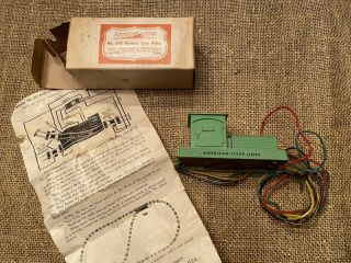 American Flyer 695 Reverse Loop Relay With Box And Instructions