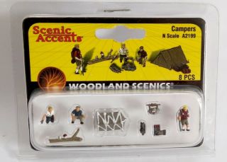 Woodland Scenics A2199 Campers - N Scale Figures
